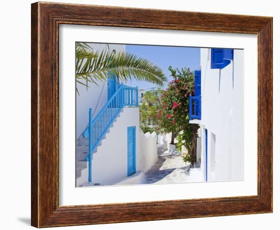 Mykonos (Hora), Cyclades Islands, Greece, Europe-Gavin Hellier-Framed Photographic Print