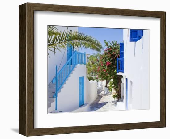 Mykonos (Hora), Cyclades Islands, Greece, Europe-Gavin Hellier-Framed Photographic Print