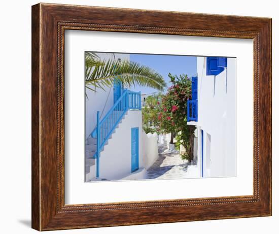 Mykonos (Hora), Cyclades Islands, Greece, Europe-Gavin Hellier-Framed Photographic Print