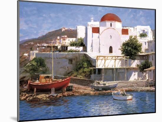 Mykonos I-George W^ Bates-Mounted Giclee Print