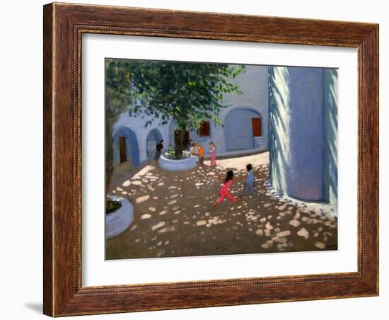 Mykonos Monastery-Andrew Macara-Framed Giclee Print