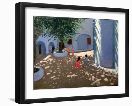 Mykonos Monastery-Andrew Macara-Framed Giclee Print