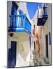 Mykonos, Mykonos Town, a Narrow Street in the Old Town,Cyclades Islands, Greece-Fraser Hall-Mounted Photographic Print