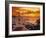 Mykonos Town and Harbour, Mykonos, Greece-Doug Pearson-Framed Photographic Print