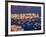 Mykonos Town at Sunset, Mykonos, Greece-Walter Bibikow-Framed Photographic Print