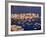 Mykonos Town at Sunset, Mykonos, Greece-Walter Bibikow-Framed Photographic Print