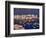 Mykonos Town at Sunset, Mykonos, Greece-Walter Bibikow-Framed Photographic Print