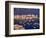 Mykonos Town at Sunset, Mykonos, Greece-Walter Bibikow-Framed Photographic Print