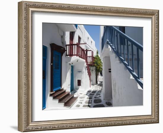 Mykonos Town, Chora, Mykonos, Cyclades, Greek Islands, Greece, Europe-Sergio Pitamitz-Framed Photographic Print