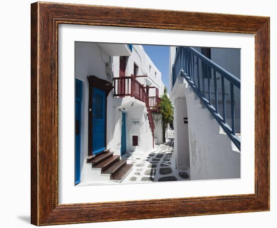 Mykonos Town, Chora, Mykonos, Cyclades, Greek Islands, Greece, Europe-Sergio Pitamitz-Framed Photographic Print