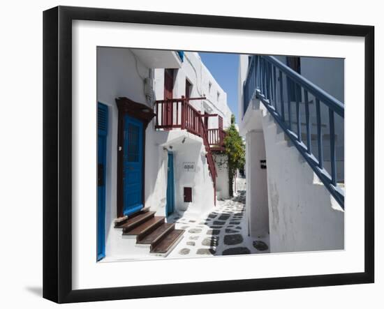 Mykonos Town, Chora, Mykonos, Cyclades, Greek Islands, Greece, Europe-Sergio Pitamitz-Framed Photographic Print