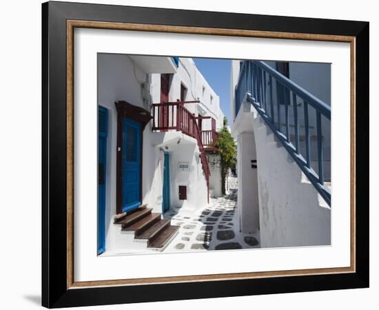 Mykonos Town, Chora, Mykonos, Cyclades, Greek Islands, Greece, Europe-Sergio Pitamitz-Framed Photographic Print