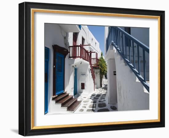 Mykonos Town, Chora, Mykonos, Cyclades, Greek Islands, Greece, Europe-Sergio Pitamitz-Framed Photographic Print