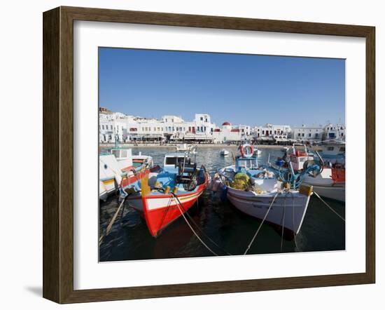 Mykonos Town, Chora, Mykonos, Cyclades, Greek Islands, Greece, Europe-Sergio Pitamitz-Framed Photographic Print