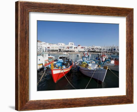 Mykonos Town, Chora, Mykonos, Cyclades, Greek Islands, Greece, Europe-Sergio Pitamitz-Framed Photographic Print