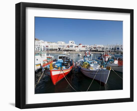 Mykonos Town, Chora, Mykonos, Cyclades, Greek Islands, Greece, Europe-Sergio Pitamitz-Framed Photographic Print