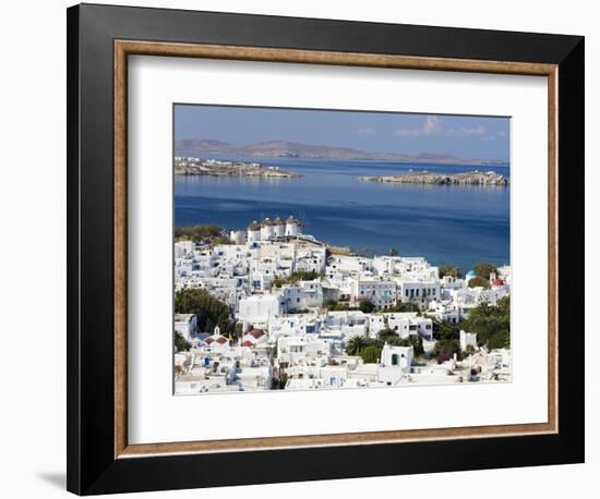Mykonos Town, Island of Mykonos, Cyclades, Greek Islands, Greece, Europe-Richard Cummins-Framed Photographic Print