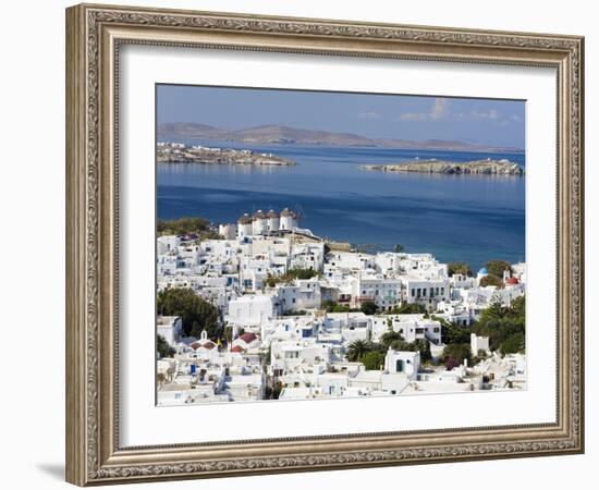 Mykonos Town, Island of Mykonos, Cyclades, Greek Islands, Greece, Europe-Richard Cummins-Framed Photographic Print