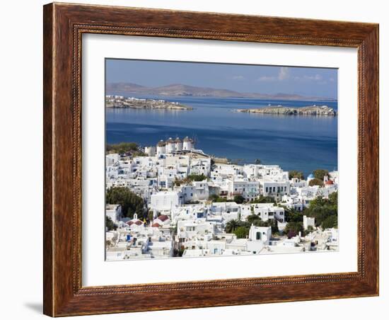 Mykonos Town, Island of Mykonos, Cyclades, Greek Islands, Greece, Europe-Richard Cummins-Framed Photographic Print