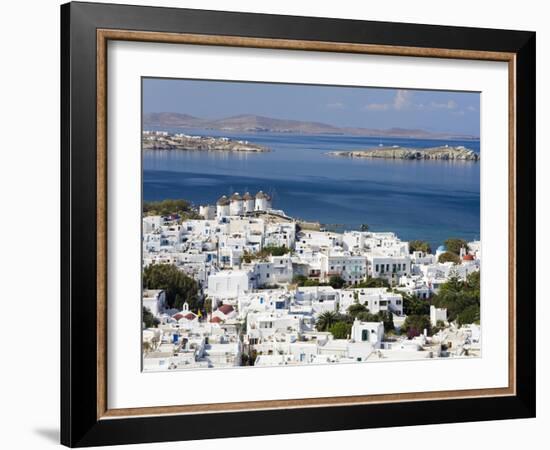 Mykonos Town, Island of Mykonos, Cyclades, Greek Islands, Greece, Europe-Richard Cummins-Framed Photographic Print