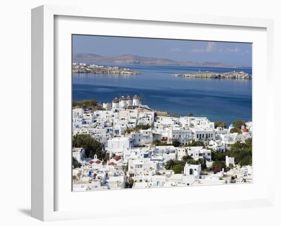 Mykonos Town, Island of Mykonos, Cyclades, Greek Islands, Greece, Europe-Richard Cummins-Framed Photographic Print