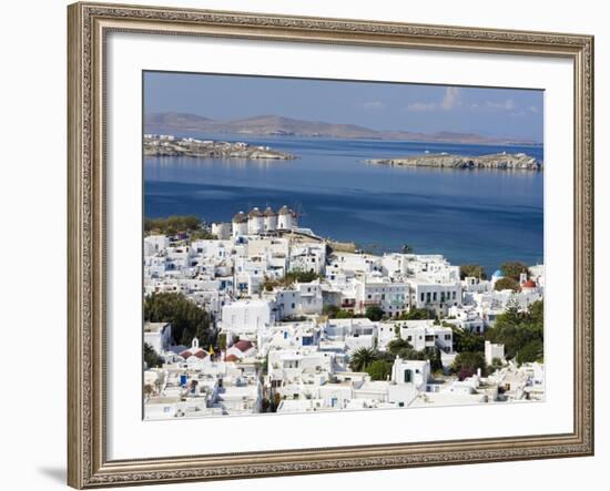 Mykonos Town, Island of Mykonos, Cyclades, Greek Islands, Greece, Europe-Richard Cummins-Framed Photographic Print