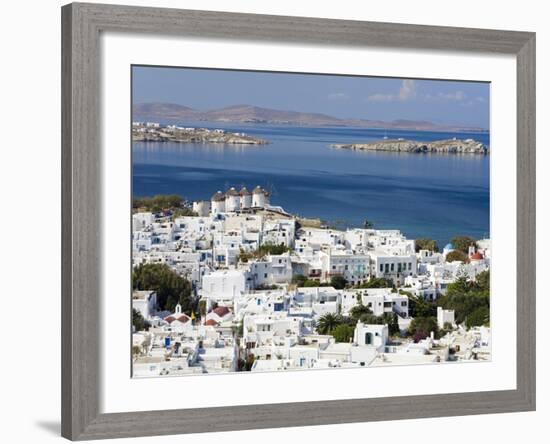 Mykonos Town, Island of Mykonos, Cyclades, Greek Islands, Greece, Europe-Richard Cummins-Framed Photographic Print