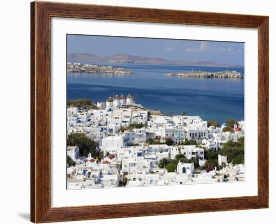 Mykonos Town, Island of Mykonos, Cyclades, Greek Islands, Greece, Europe-Richard Cummins-Framed Photographic Print