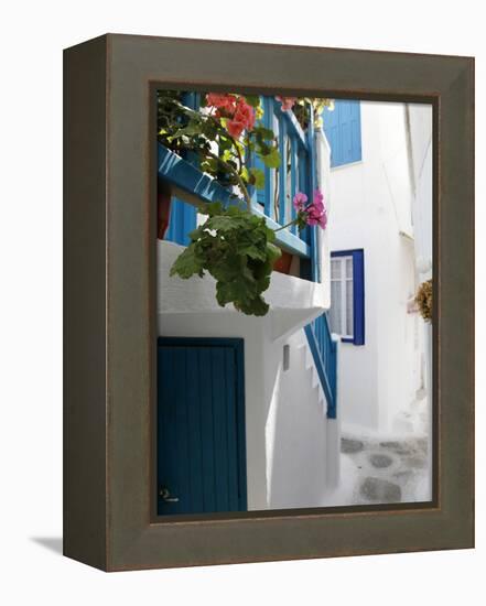 Mykonos Town, Mykonos, Cyclades Islands, Greek Islands, Greece, Europe-Hans Peter Merten-Framed Premier Image Canvas