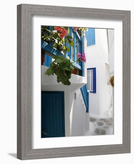 Mykonos Town, Mykonos, Cyclades Islands, Greek Islands, Greece, Europe-Hans Peter Merten-Framed Photographic Print