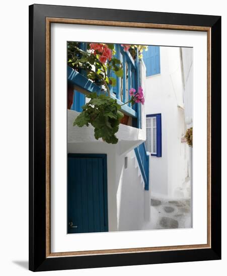 Mykonos Town, Mykonos, Cyclades Islands, Greek Islands, Greece, Europe-Hans Peter Merten-Framed Photographic Print