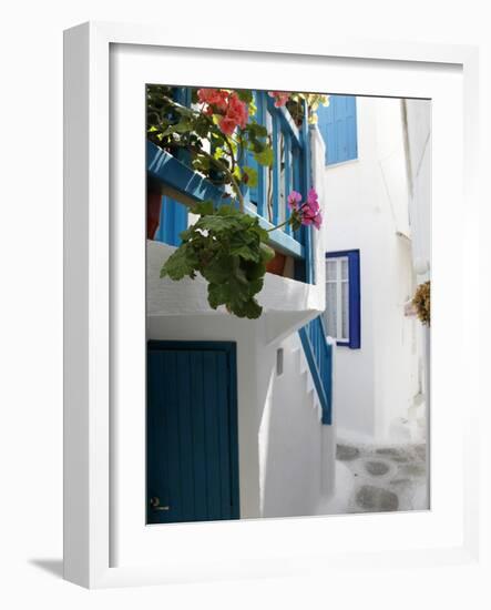 Mykonos Town, Mykonos, Cyclades Islands, Greek Islands, Greece, Europe-Hans Peter Merten-Framed Photographic Print