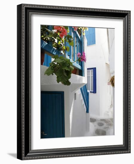 Mykonos Town, Mykonos, Cyclades Islands, Greek Islands, Greece, Europe-Hans Peter Merten-Framed Photographic Print