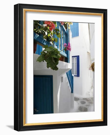 Mykonos Town, Mykonos, Cyclades Islands, Greek Islands, Greece, Europe-Hans Peter Merten-Framed Photographic Print