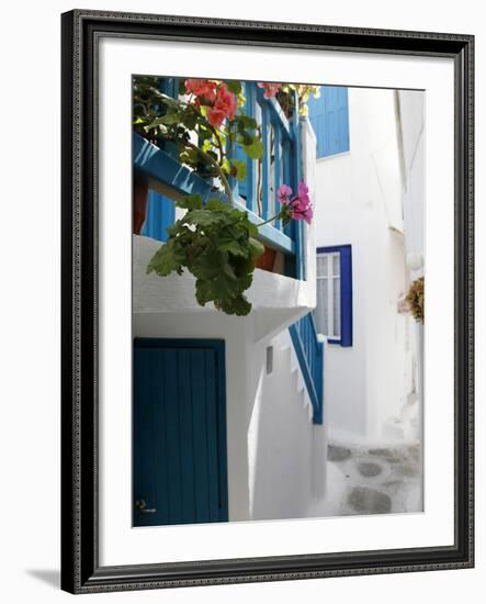 Mykonos Town, Mykonos, Cyclades Islands, Greek Islands, Greece, Europe-Hans Peter Merten-Framed Photographic Print