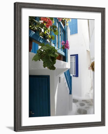 Mykonos Town, Mykonos, Cyclades Islands, Greek Islands, Greece, Europe-Hans Peter Merten-Framed Photographic Print