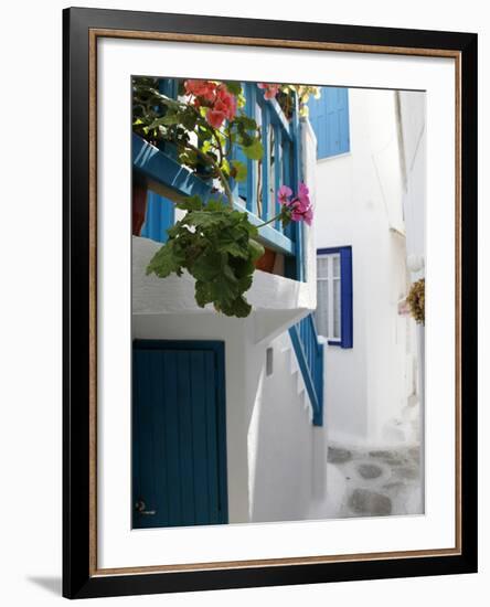 Mykonos Town, Mykonos, Cyclades Islands, Greek Islands, Greece, Europe-Hans Peter Merten-Framed Photographic Print