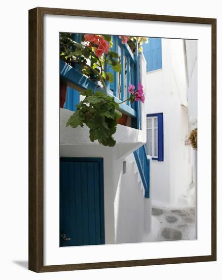 Mykonos Town, Mykonos, Cyclades Islands, Greek Islands, Greece, Europe-Hans Peter Merten-Framed Photographic Print