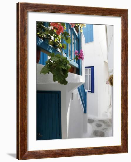 Mykonos Town, Mykonos, Cyclades Islands, Greek Islands, Greece, Europe-Hans Peter Merten-Framed Photographic Print