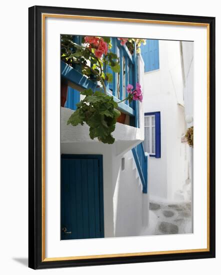 Mykonos Town, Mykonos, Cyclades Islands, Greek Islands, Greece, Europe-Hans Peter Merten-Framed Photographic Print