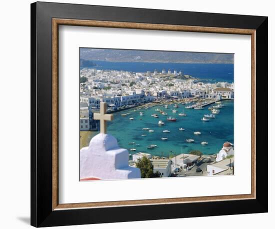 Mykonos Town, Mykonos, Greece-Fraser Hall-Framed Photographic Print