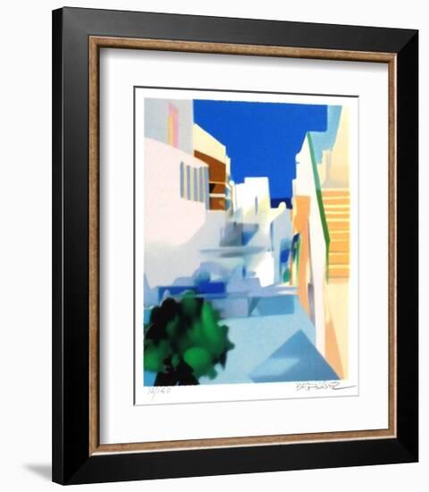 Mykonos-Alfred Defossez-Framed Limited Edition