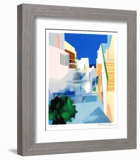 Mykonos-Alfred Defossez-Framed Limited Edition