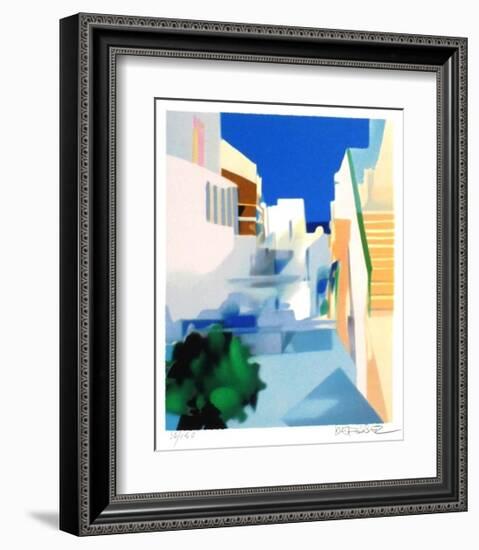 Mykonos-Alfred Defossez-Framed Limited Edition