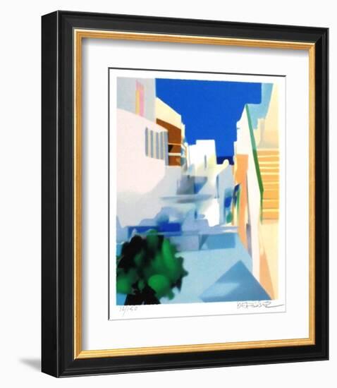 Mykonos-Alfred Defossez-Framed Limited Edition