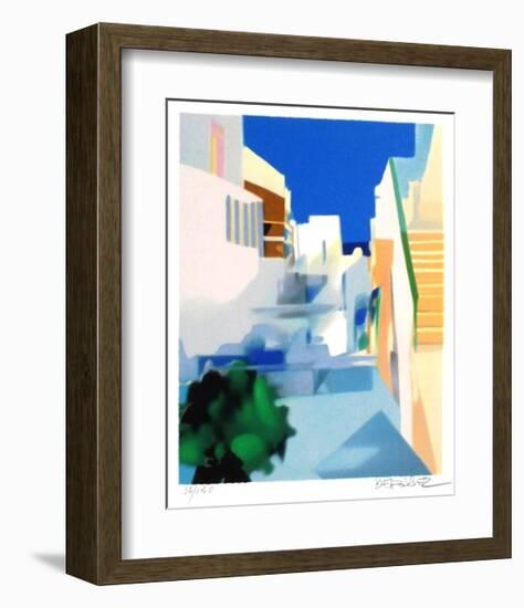 Mykonos-Alfred Defossez-Framed Limited Edition