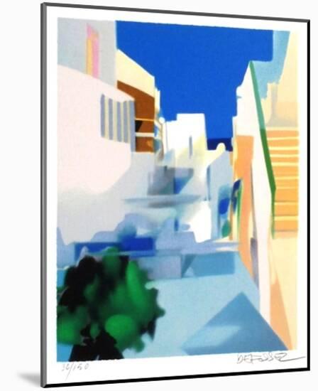 Mykonos-Alfred Defossez-Mounted Limited Edition