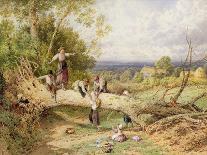 The Return of the Gleaners-Myles Birket Foster-Giclee Print