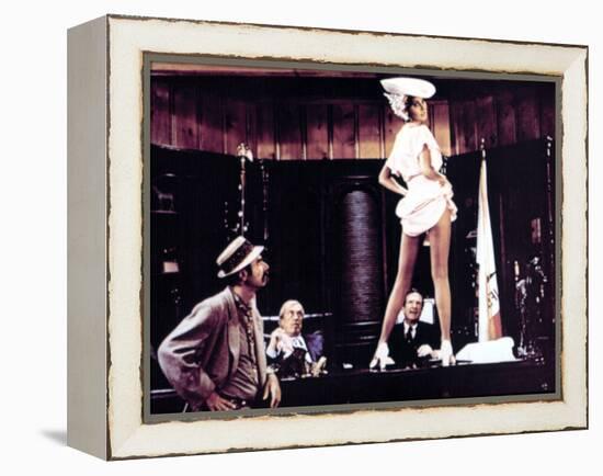 Myra Breckinridge, Roger C. Carmel, John Huston, Raquel Welch, Robert P. Lieb, 1970-null-Framed Stretched Canvas