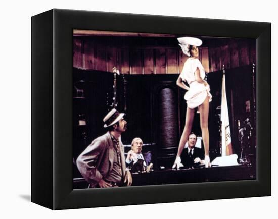 Myra Breckinridge, Roger C. Carmel, John Huston, Raquel Welch, Robert P. Lieb, 1970-null-Framed Stretched Canvas